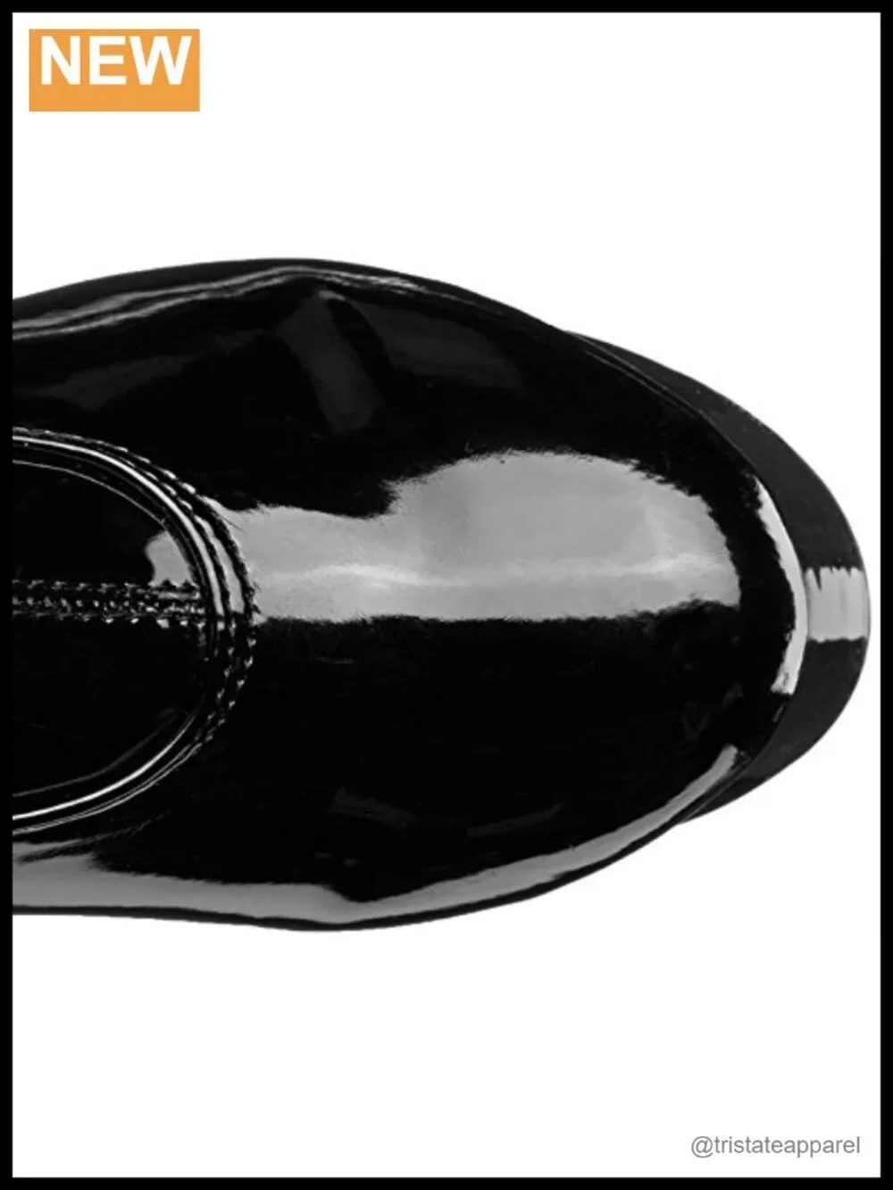 Over-the-Knee Stretch Patent Leather Platform Boots 25